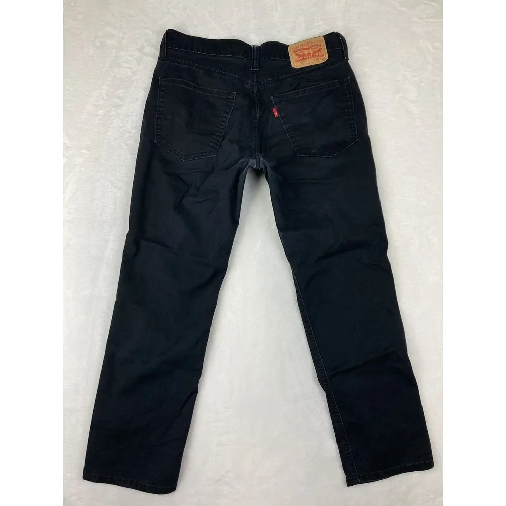 Levi's 541‎ Denim Jeans Mens Black Size 30x30 (30x29 Measured)